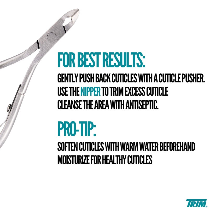 Trim Nail Care Professional Quality Cuticle Nipper, Stainless Steal, Sharp Blades, Removes Dead Skin, Trimmer For Pedicure, Manicure Tool For Hands, Use On Toenails And Fingernails, 1 Count - Image 5